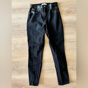 A&F super skinny ankle high rise curve love